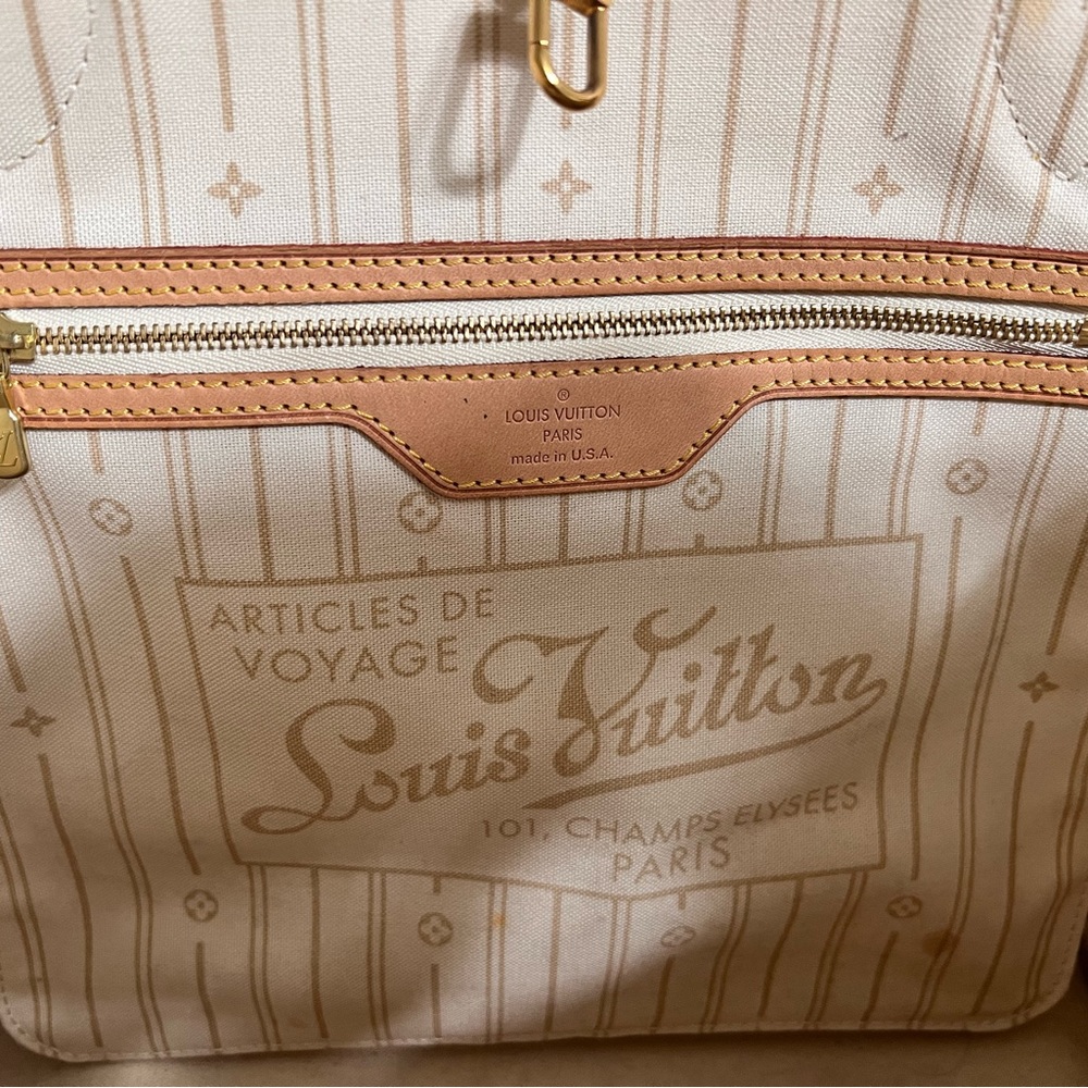 100% Used Authentic Louis Vuitton Neverfull MM - Picture 10 of 15